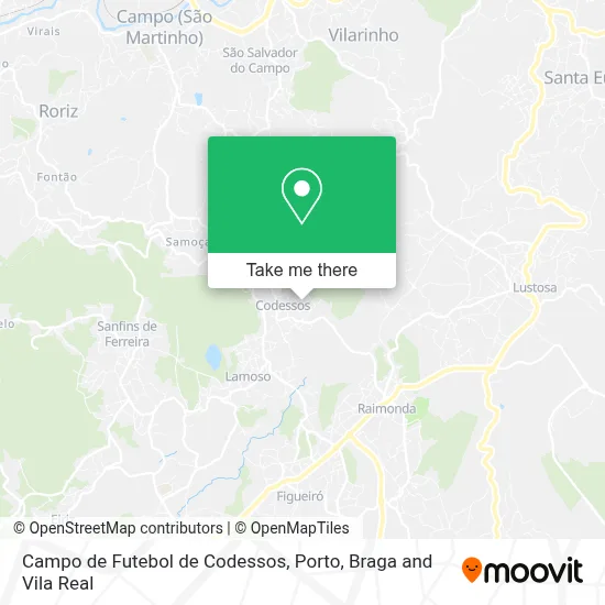Campo de Futebol de Codessos map