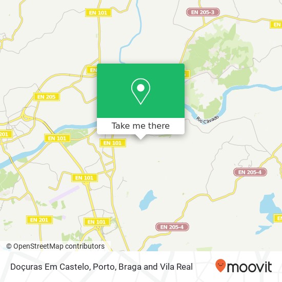 Doçuras Em Castelo map