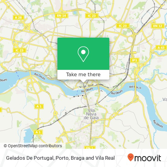 Gelados De Portugal map