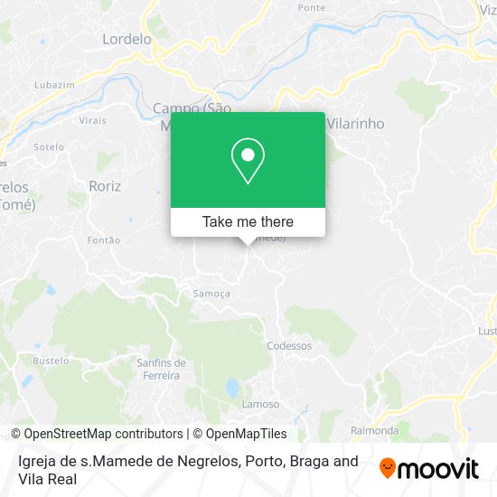 Igreja de s.Mamede de Negrelos map