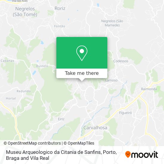 Museu Arqueologico da Citania de Sanfins map