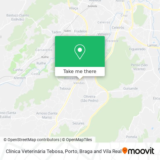 Clínica Veterinária Tebosa mapa