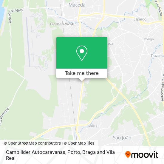 Campilider Autocaravanas map