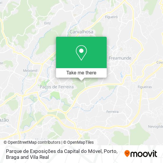 Parque de Exposições da Capital do Móvel map