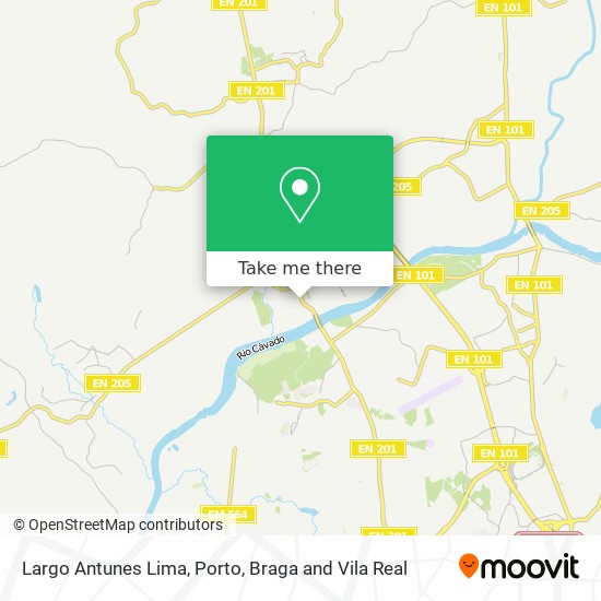 Largo Antunes Lima map