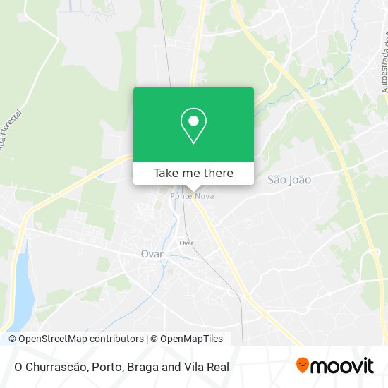 O Churrascão mapa