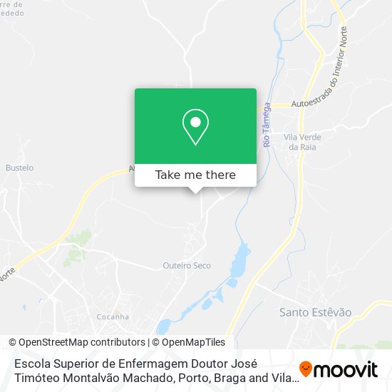 Escola Superior de Enfermagem Doutor José Timóteo Montalvão Machado map