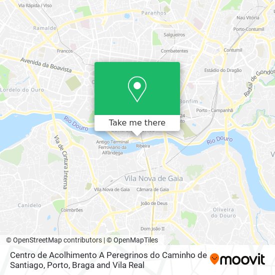 Centro de Acolhimento A Peregrinos do Caminho de Santiago map