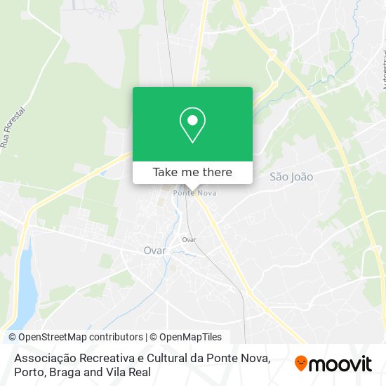 Associação Recreativa e Cultural da Ponte Nova mapa