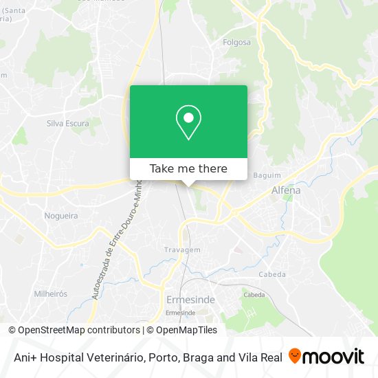 Ani+ Hospital Veterinário map