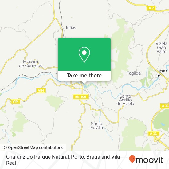 Chafariz Do Parque Natural map