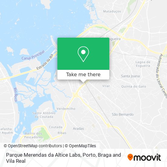 Parque Merendas da Altice Labs map