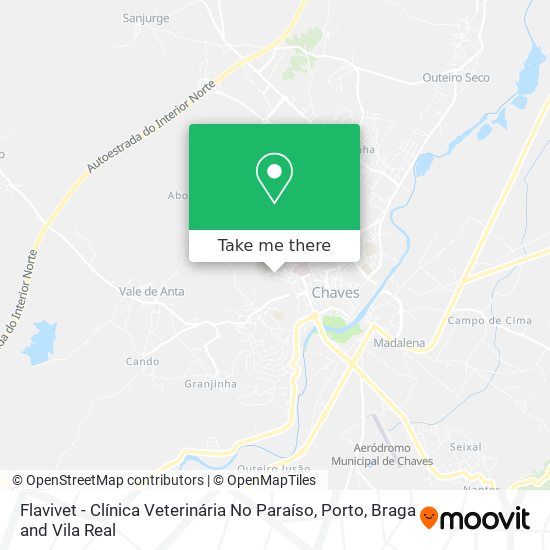 Flavivet - Clínica Veterinária No Paraíso mapa