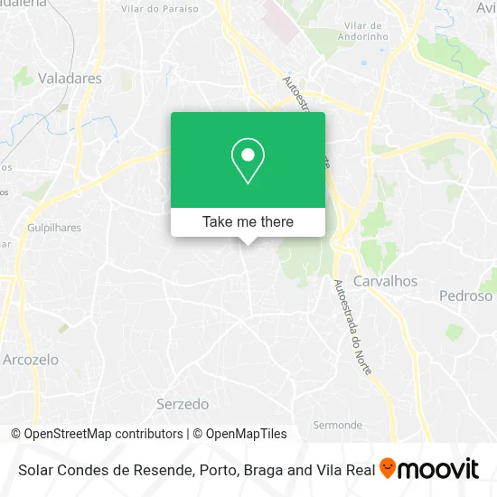 Solar Condes de Resende map