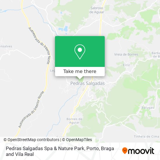 Pedras Salgadas Spa & Nature Park map