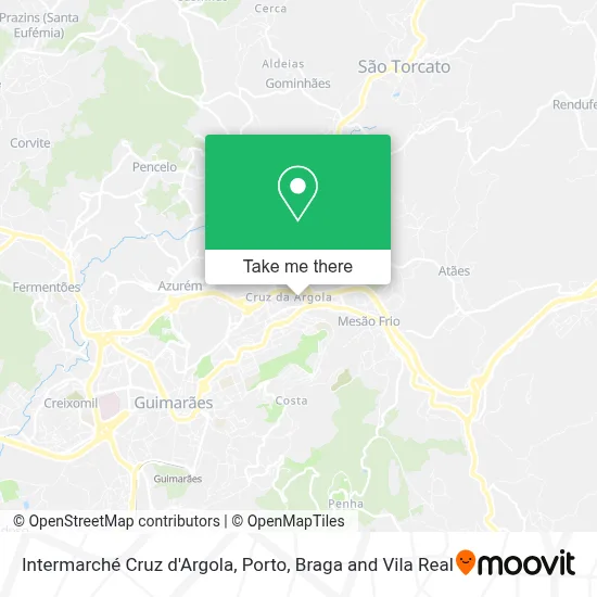 Intermarché Cruz d'Argola map