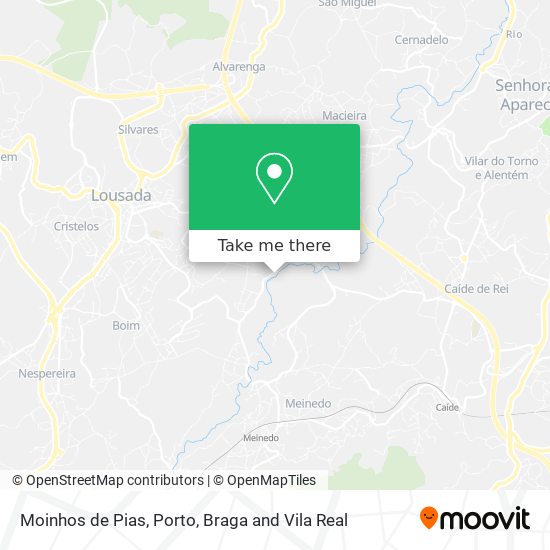 Moinhos de Pias map