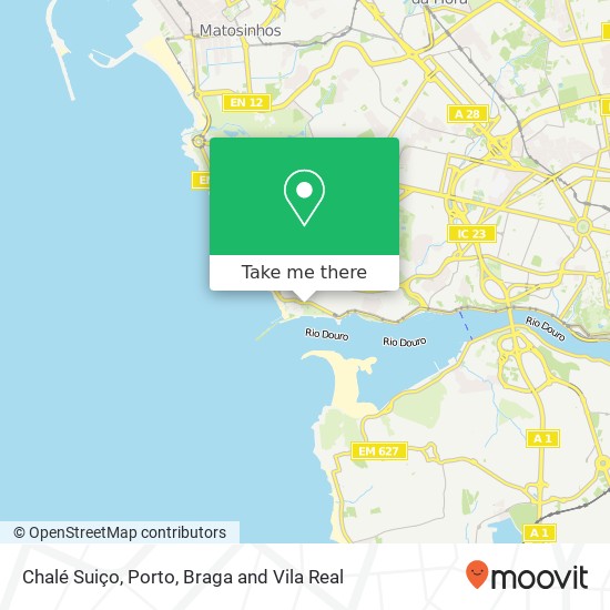 Chalé Suiço map