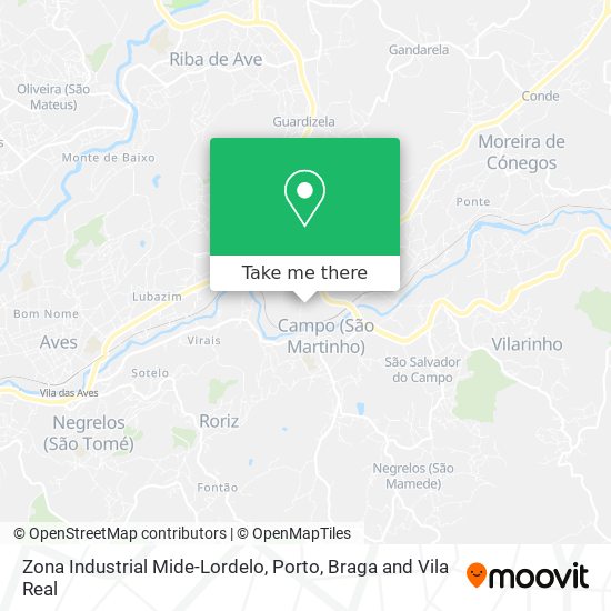 Zona Industrial Mide-Lordelo map