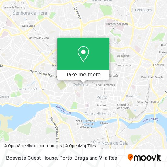 Boavista Guest House map