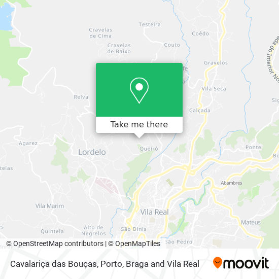 Cavalariça das Bouças map