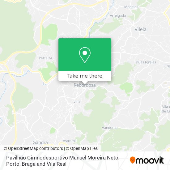 Pavilhão Gimnodesportivo Manuel Moreira Neto map
