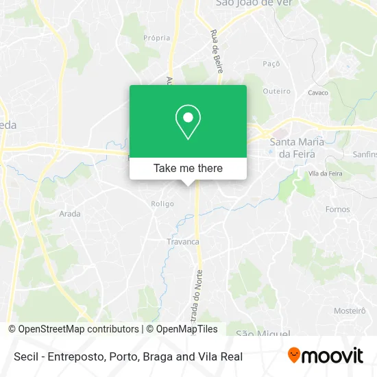 Secil - Entreposto map