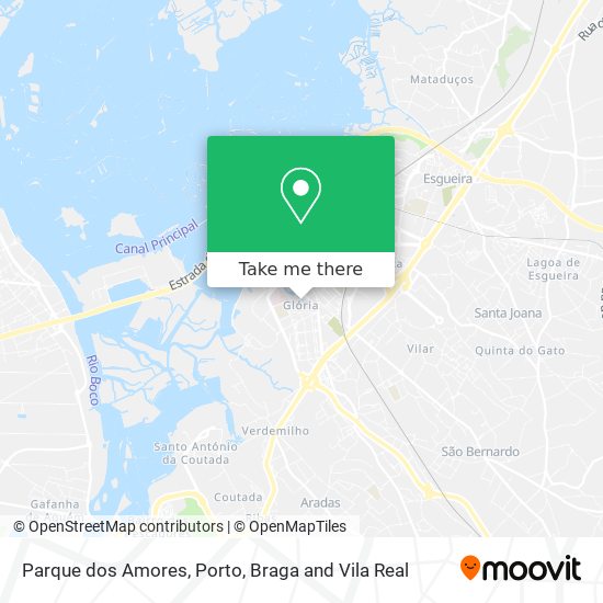 Parque dos Amores mapa