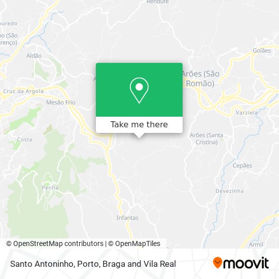 Santo Antoninho map