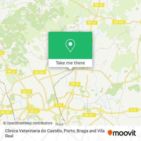 Clinica Veterinaria do Castêlo map