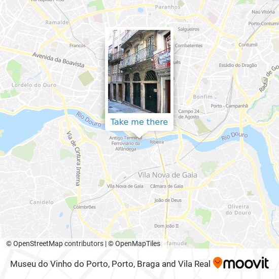 Museu do Vinho do Porto map