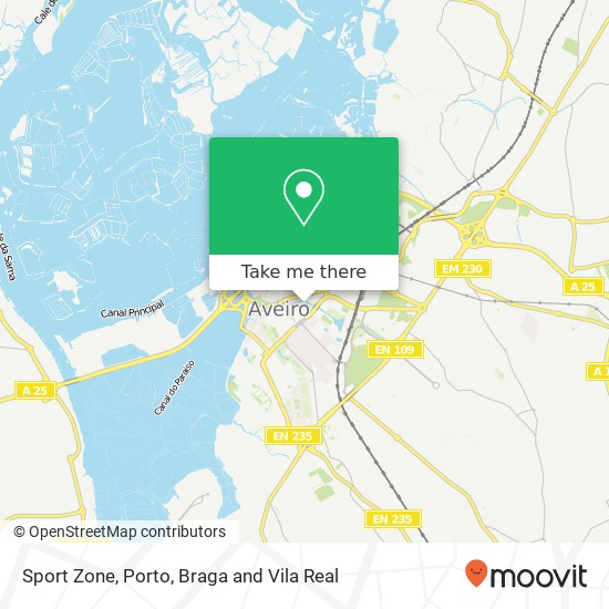 Sport Zone map