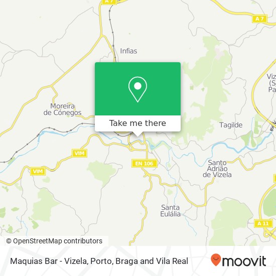Maquias Bar - Vizela map