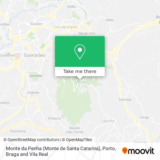 Monte da Penha (Monte de Santa Catarina) map