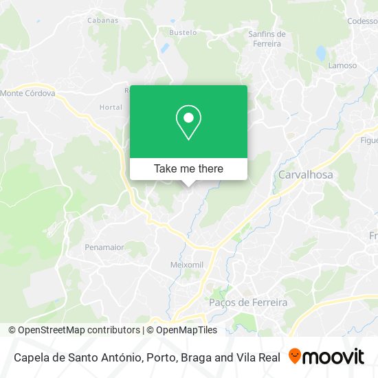Capela de Santo António map