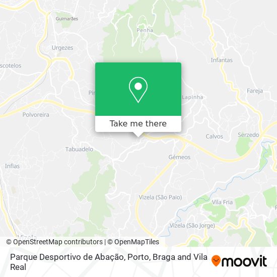 Parque Desportivo de Abação map