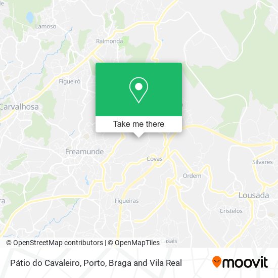 Pátio do Cavaleiro mapa