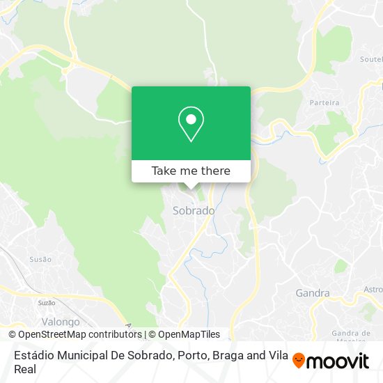 Estádio Municipal De Sobrado map