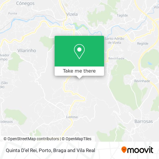 Quinta D'el Rei mapa