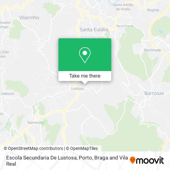 Escola Secundaria De Lustosa mapa