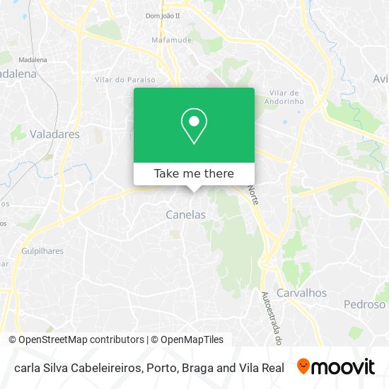 carla Silva Cabeleireiros map