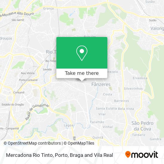 Mercadona Rio Tinto map