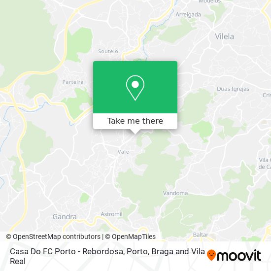 Casa Do FC Porto - Rebordosa mapa