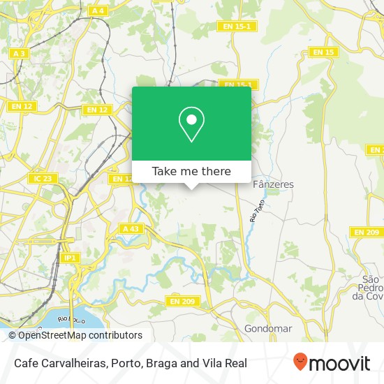 Cafe Carvalheiras map