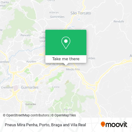 Pneus Mira Penha mapa