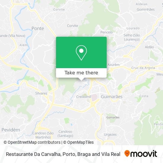 Restaurante Da Carvalha map