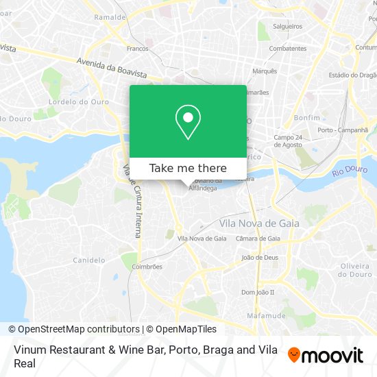 Vinum Restaurant & Wine Bar map