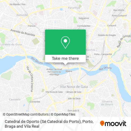 Catedral de Oporto (Sé Catedral do Porto) map