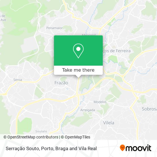 Serração Souto mapa