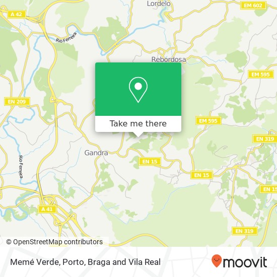 Memé Verde map